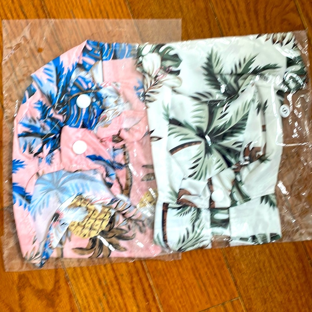 New Summer Pet Printed Clothes For Dogs/Husky Cat Floral Beach Shirt Jackets